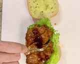 【楽めし】焼肉わさびバーガー作り方3写真