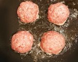 肉団子とナスの甘酢和え作り方3写真