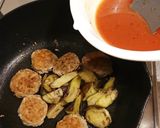 肉団子とナスの甘酢和え作り方6写真