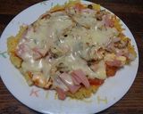 フラウパンで作るご飯ピザ作り方10写真