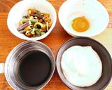 冷やし山菜とろろそば作り方2写真