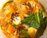 絹ごし豆腐で手軽に☆スンドゥブチゲ鍋作り方6写真