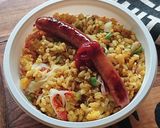 10分弁当★カレー炒飯弁当作り方7写真