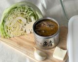 レンチン簡単サバ缶キャベツ｜ガリバタ風味作り方1写真