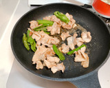ししとうと豚肉と卵の甘辛炒め作り方8写真