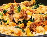 フライパンで作る石焼き風ビビンバ作り方7写真
