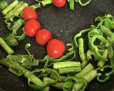 副菜★野菜のカレーしょうゆいため作り方3写真