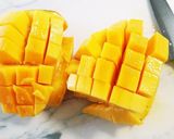 マンゴー&抹茶レアチーズケーキのタルト作り方4写真