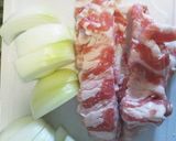 圧力鍋で！ほろほろ豚丼作り方1写真