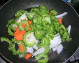 家の「ゴーヤーチャンプルー」豆腐無し。作り方3写真
