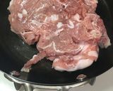 豚肉とにらの「粒みそ」炒め作り方2写真