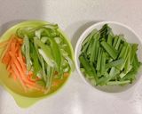 野菜いっぱいのソース焼きそば＊作り方1写真
