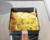 風味の良い【紅生姜と大葉の卵焼き】作り方3写真