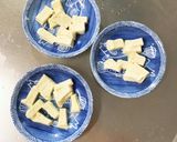 レンジ肉無豆腐甘辛ガーリック味野菜炒め作り方2写真