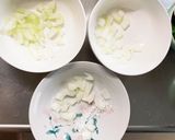 レンジ肉無豆腐甘辛ガーリック味野菜炒め作り方4写真