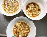 レンジ肉無豆腐甘辛ガーリック味野菜炒め作り方5写真