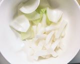レンジ肉無豆腐甘辛ガーリック味野菜炒め作り方6写真