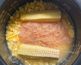 とうもろこしと鶏肉の炊き込みごはん作り方4写真