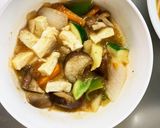レンジ肉無豆腐甘辛ガーリック味野菜炒め作り方17写真