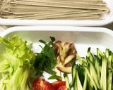 定番脱出！サラダ蕎麦☆作り方1写真