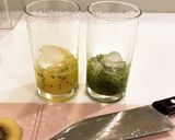 キウイ×焼酎 あら搾りチューハイ作り方2写真