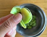 そら豆とグリーンピースの玄米薬膳ごはん作り方3写真