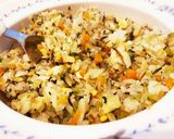 野菜もとれる！幼児食しらす野菜チャーハン作り方5写真