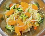 【保育園給食】みかん入りフレンチサラダ作り方7写真