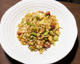 男の一人暮らし。手抜きせず、チャーハン。作り方9写真