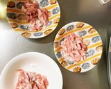 全てレンジもやし入ナポリタン味甘酢酢豚作り方3写真