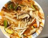 全てレンジもやし入ナポリタン味甘酢酢豚作り方14写真