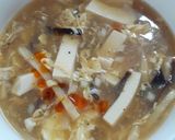 酸っぱ辛◎豆腐鶏ささみ酸辣スープ作り方24写真