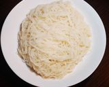 簡単☆もずくとろろそうめん作り方2写真