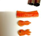瓢箪の型で簡単♩カニカマ金魚そうめん作り方1写真