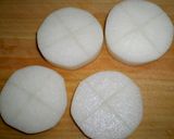 揚げ大根のバルサミコソース掛け作り方1写真