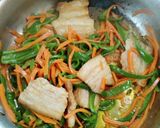 豚バラで野菜炒め作り方4写真