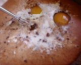 チョコ味のバナナ♡クラフティ作り方2写真