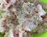丸ごとピーマンの鶏むね肉詰め作り方2写真