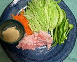 マカパウダー入りしょうゆ味の焼きうどん作り方2写真