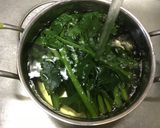 ツユムラサキの梅浸しおかかかけ作り方3写真