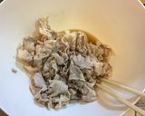 豚肉とオクラとなめこの梅肉和え作り方2写真