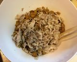 豚肉とオクラとなめこの梅肉和え作り方3写真