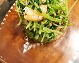 豆苗と海老のサラダ作り方7写真