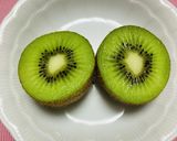 キウイ茶福豆ベビーチーズピンクペッパー作り方1写真