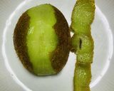 キウイ茶福豆ベビーチーズピンクペッパー作り方2写真