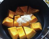 ほっこり★かぼちゃの塩麹煮作り方2写真