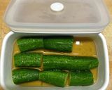 ぴろろ〜んきゅうりの白醤油漬け作り方3写真