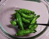 ししとう　おひたし作り方1写真