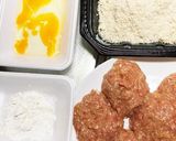 鶏と豚ミンチ♪味付メンチカツ( ´▽`)作り方5写真