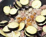 トマト缶でナスとじゃが芋のミートグラタン作り方2写真